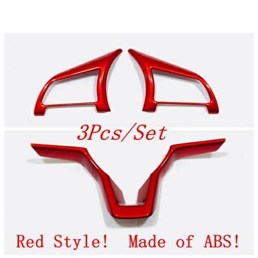 ステアリング ホイール ボタン フレーム カバー トリム 適用: 日産 アルティマ/ティアナ 2019-2022 レッド/カーボンファイバー ABS/ C-レッド AL-OO-9029 AL Interior parts for cars