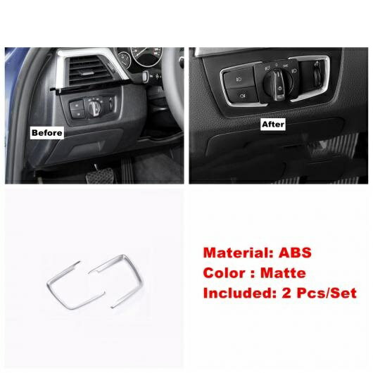 セーフティー ベルト/エア AC/ギア パネル/リード ランプ カバー トリム 適用: BMW 3 4シリーズ F30 F32 320i 2013-2018 マット インテリア キット タイプD AL-OO-9114 AL Interior parts for cars