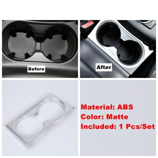 アクセサリー フロント カップホルダー インテリア パネル カバー トリム 適用: マツダ CX-5 KF 2017-2022 ブラック模様/カーボンファイバー/シルバー マット B AL-OO-9118 AL Interior parts for cars