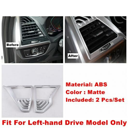 ダッシュボード エア AC ランプ コントロール リフト ボタン パネル カバー トリム 適用: BMW X3 G01 2018-2022 X4 G02 2019-2022 マット インテリア タイプH AL-OO-9198 AL Interior parts for cars