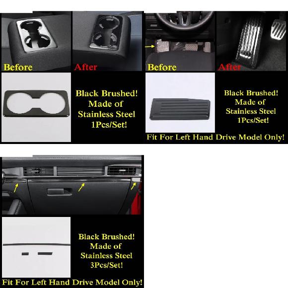 カップホルダー/シフト ギア/ハンドル ボウル/AC エア パネル カバー トリム ステンレス スチール アクセサリー インテリア 適用: MAZDA3 2019-2022 モデル D～モデル J AL-OO-9588 AL