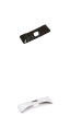 適用: メルセデス・ベンツ Cクラス W204 2008-2014 GLK X204 Eクラス W212 エレクトロニック ハンド ブレーキ P ファイル 装飾 カバー ABS アクセサリー ブラック・シルバー AL-PP-3143 AL Interior parts for cars
