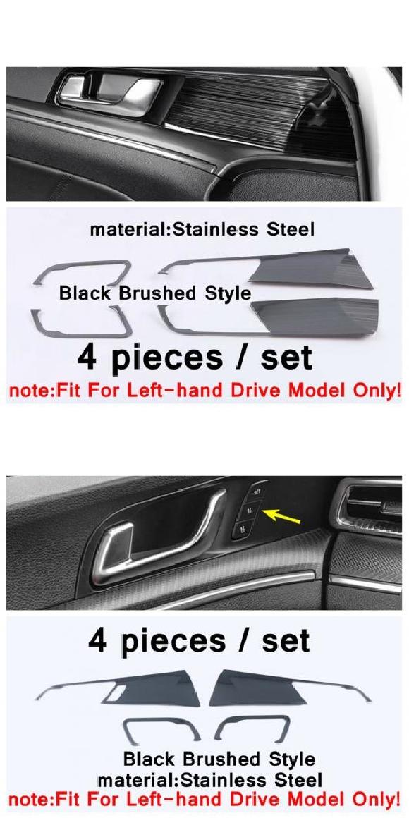 インナー ドア ハンドル キャッチ カバー トリム デカール パネル ステンレス スチール 適用: 起亜 オプティマ/K5 GT 2020-2022 タイプD・タイプE AL-PP-4032 AL Interior parts for cars