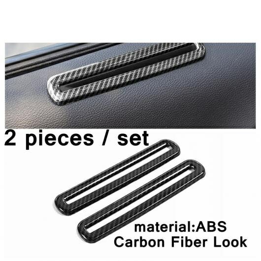 リード ランプ リング/セーフティー ベルト/ヘッド ライト スイッチ カバー トリム 適用: ダッジ/DODGE チャレンジャー 2015-2021 カーボンファイバー インテリア アクセサリー タイプD AL-PP-4105 AL Interior parts for cars