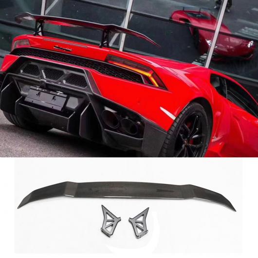 カーボンファイバー リア スポイラー バック ウィンド ウイング テール 装飾 適用: ランボルギーニ/LAMBORGHINI Huracan LP580 LP610 チューニング スタイリング スポイラー カーボン AL-OO-2643 AL Exterior parts for cars