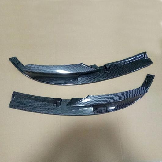 2ピース ABS フロント バンパー リップ チン シャベル スプリッタ エプロン 適用: BMW 3シリーズ F30 F35 2011-2019 チューニング カーボン調 AL-OO-2718 AL Exterior parts for cars