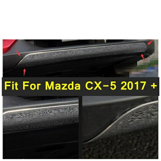 フロント バンパー ボトム 保護 ストリップ カバー トリム 1 ピース 適用: マツダ CX-5 2017-2022 ステンレス スチール エクステリア アクセサリー AL-PP-4319 AL Car parts