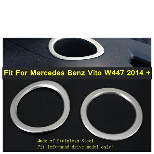自動車 スタイリング ダッシュボード カップホルダー カバー トリム ステンレス スチール 適用: メルセデス・ベンツ ヴィト W447 2014-2021 AL-PP-4439 AL Car parts