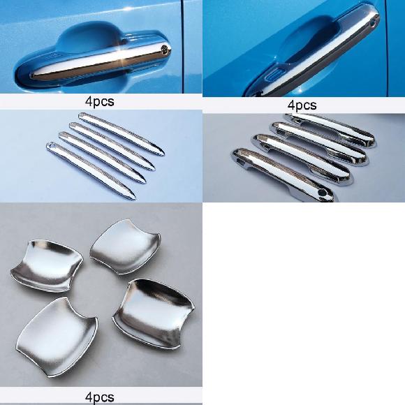 適用: トヨタ RAV4 2020-2021 アウトサイド ハンドル ドア ボウル 保護 装飾 カバー タイプ1～タイプ5 AL-PP-4741 AL Exterior parts for cars