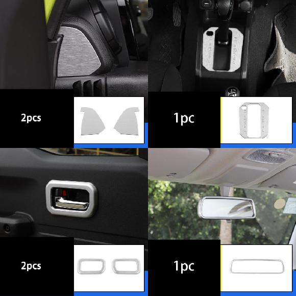 適用: スズキ ジムニー 2019-2020 JB64-JB74 シルバー インテリア タイプ5～タイプ27 AL-PP-4902 AL Car parts