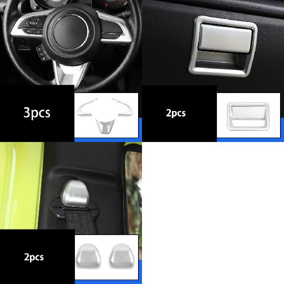 適用: スズキ ジムニー 2019-2020 JB64-JB74 シルバー インテリア タイプ2～タイプ23 AL-PP-4902 AL Car parts