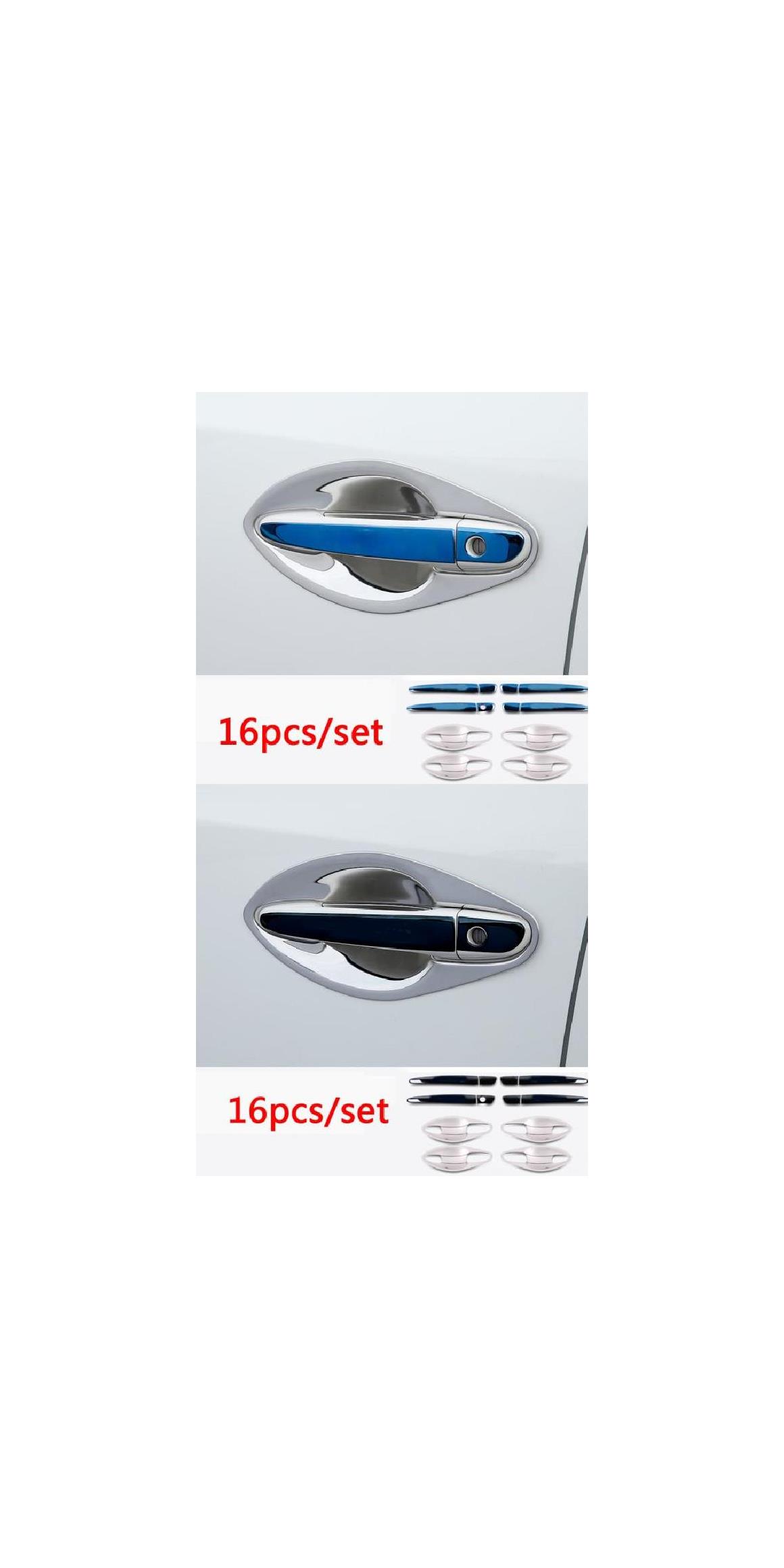 適用: マツダ CX-5 アテンザ CX-4 MS スポーツ ステンレス スチール ドア ハンドル 装飾 ステッカー 16ピース AL-PP-5652 AL Interior parts for cars