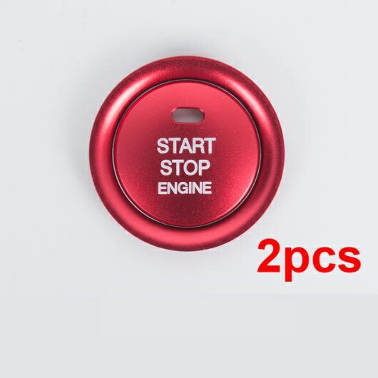 適用: MAZDA3 アクセラ CX-4 アテンザ CX-5 1 キー スタート 装飾 リング カバー 2ピース レッド AL-PP-6417 AL Interior parts for cars