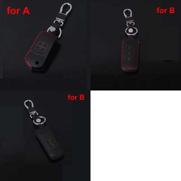 1ピース 適用: MAZDA6 2003-2012 キー カバー トップ レイヤー レザー A・B AL-PP-6385 AL Interior parts for cars