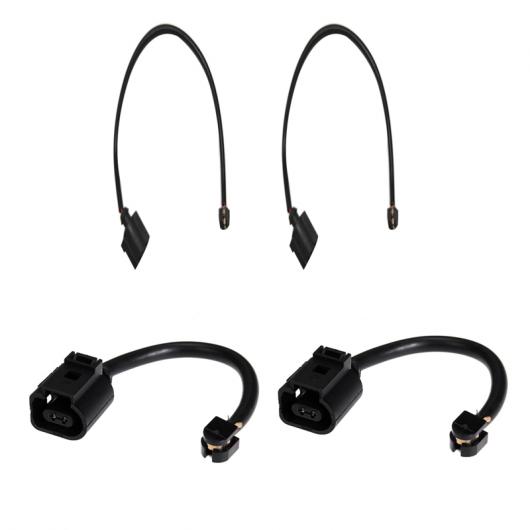 2ペア フロント＋リア ブレーキ パッド センサー 95861236500 95861236550 適用: トゥアレグ 7P5 7P6-ポルシェ/PORSCHE カイエン 92A-パナメーラ 970 ブラック AL-PP-8295 AL Car parts