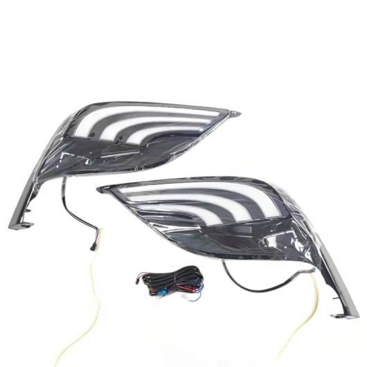 適用: トヨタ カムリ 2021 ダイナミック LED DRL ヘッドライト フロント バンパー ドライビング フォグランプ LED フォグライト カバー グリル ベゼル AL-PP-8107 AL Car parts