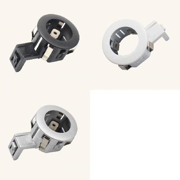 パーク センサー 固定器具 89348-33100 ホワイト シルバー ブラック トリム ピース 適用: トヨタ ホンダ カムリ ヴェンザ 89348-33100-A0 ブラック～シルバー AL-QQ-2143 AL Car parts