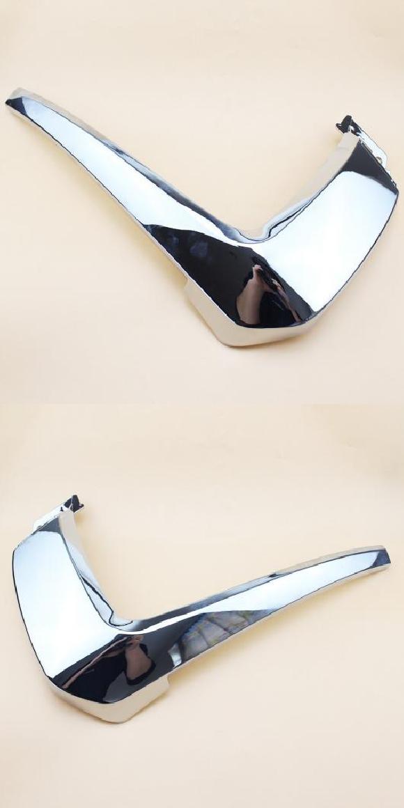 フロント バンパー クローム トリム 装飾 6407A145 6407A146 適用: 三菱 アウトランダー 2015-2019 左・右 AL-QQ-2157 AL Exterior parts for cars