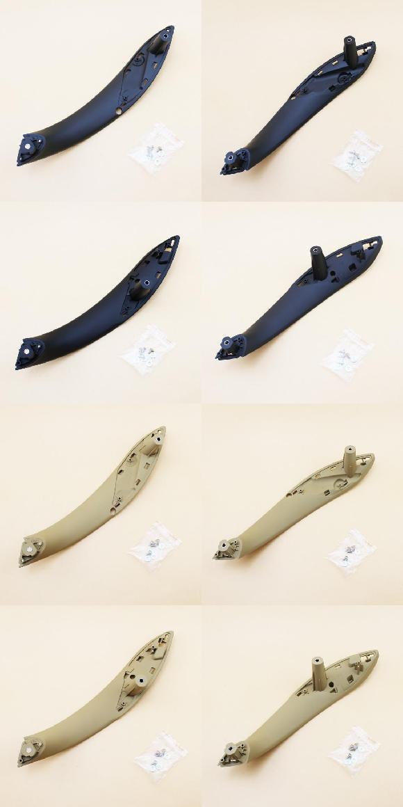 インテリア ドア ハンドル プル トリム カバー ブラック ベージュ 適用: BMW F30 F31 F32 F33 F34 F35 F36 F80 左 右 インナー パネル ブラック フロント 左～ベージュ リア 右 AL-QQ-3048 AL Interior parts for cars