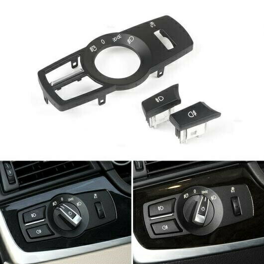 インテリア ヘッドインg スイッチ ボタン カバー トリム 適用: BMW/ビーエムダブリュー X3 X4 F25 5/7 シリーズ F10 F18 525 528 2011 2012 2013 2014+ AL-QQ-7796 AL Interior parts for cars