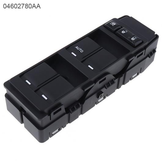 ブラック ABS ウインドウ リフティング スイッチ 電動 パワー ウインドウ スイッチ 折りたたみ 0460278..