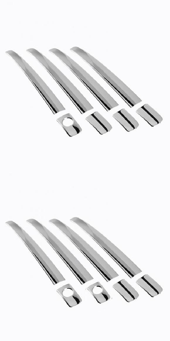 適用: トヨタ オーリス E150 2006-2011 カローラ ハッチバック ステンレス スチール ドア ハンドル カバー トリム セット ステッカー AL-RR-0824 AL Exterior parts for cars