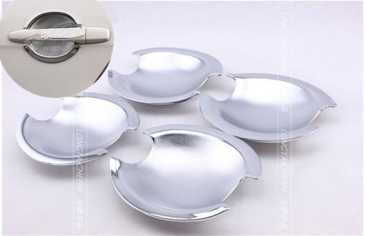 ABS クローム ドア ハンドル カップ ボウル 適用: 三菱 アウトランダー ランサー ASX 2008-2018 スタイリング アクセサリー AL-RR-1836 AL Exterior parts for cars