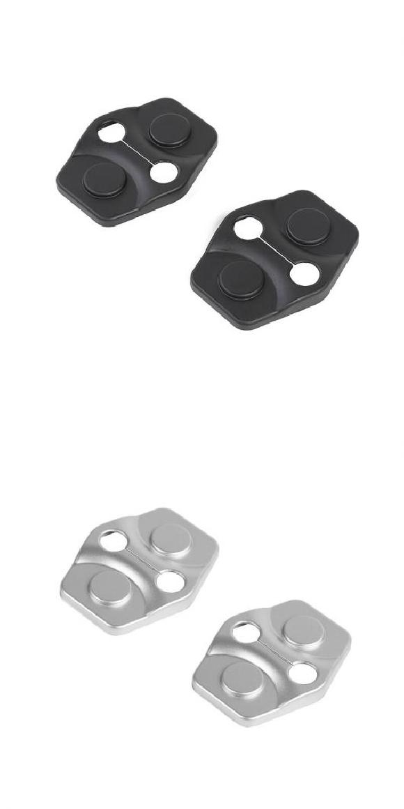 インテリア モールディング 適用: ダッジ/DODGE チャレンジャー 2012～ ドア ロック 装飾 カバー アクセサリー ダッジ/DODGE チャレンジャー ブラック・シルバー AL-RR-2985 AL Interior parts for cars