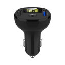 QC3.0 QC タイプ C PD DC 12V USB タイプ ボルト 電圧 メーター モニター デュアル USB デジタル 電圧計 ディスプレイ 適用: クイック チャージャー ブラック AL-RR-3135 AL Car parts