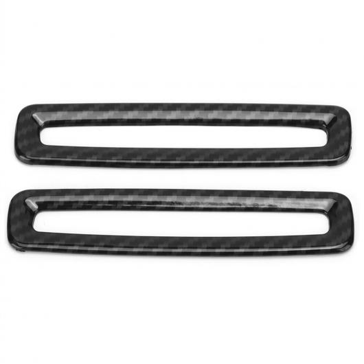 2ピース カーボンファイバー スタイル B-ピラー 通気口 フレーム トリム 適用: ポルシェ/PORSCHE パナメーラ 2010-2020 ブラック AL-RR-3429 AL Interior parts for cars