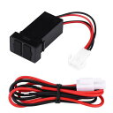 適用: トヨタ 12V 24V デュアル USB チャージャー USB 2.1A 2 ポート インターフェース オート パワー アダプタ ダッシュボード ソケット AL-RR-3469 AL Car parts