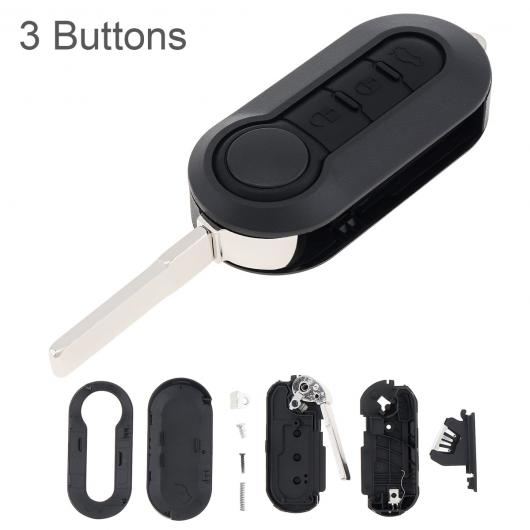 3ボタン キー リモート コントロール 折りたたみ ハウジング 適用: フィアット/FIAT 500 ドブロ デュカート パンダ プジョー/PEUGEOT プント AL-RR-4546 AL Car parts