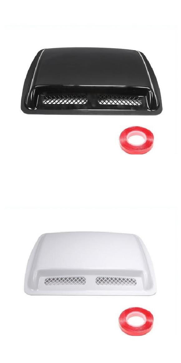 2022 エア フロー インテーク 装飾 フード カバー ボンネット 吹き出し口 アクセサリー ブラック・ホワ..