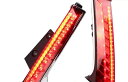 LED テール ランプ 適用: 日産 エクストレイル テールライト 2014 ルージュ リア ライト DRL + ターンシグナル ブレーキ リバース レッド AL-HH-0751 Car parts