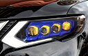 適用: 日産 エクストレイル ヘッドライト 2017-2019 LED DRL マトリックス レンズ ターン ライト 35W ホワイト 6000K AL-HH-1367 Car parts