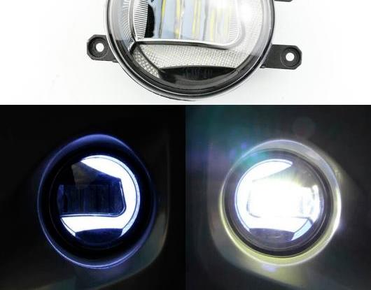 2in1 ファンクション セーフティー ドライビング オート バルブ LED デイタイムランニングライト プロジェクター フォグランプ 適用: トヨタ プラド FJ150 2010-2018 AL-HH-1533 Car parts