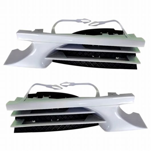 1ペア フロント バンパー 牽引フック カバー キャップ 牽引 ホール メンバー トレーラー トリム キャッ..