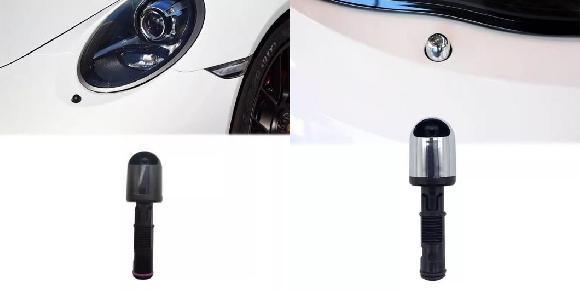 ヘッドライト ウォッシャー ノズル ヘッド スプレー ジェット ヘッドライト ウォッシャー ノズル 99762826300 適用: ポルシェ/PORSCHE 718 ボクスター ケイマン 911 カレラ ブラック・シルバー SR-CC-0011 Car parts