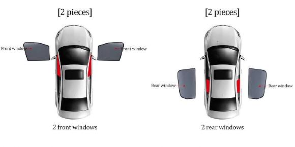 マグネット サンシェード シールド フロント シールド フレーム サン シェード アクセサリー 適用: ト..