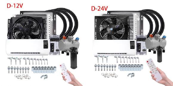 ユニバーサル ウォール-マウント オート 電動 エアコン コンプレッサー 12V 24V 適用: バン ストリート ロッド クラシック トラック D-12V・D-24V SR-CC-1115 Car parts