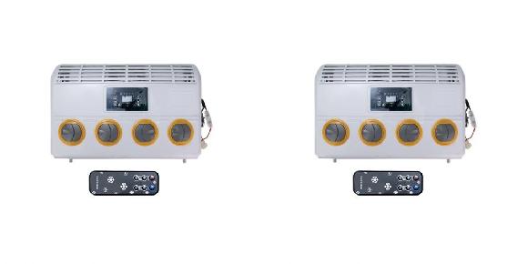 ユニバーサル エアコン ブロワー ファン 12V 24V エバポレーター アセンブリ 適用: バス トラック バン 掘削機 12V リモート コントロール・24V リモート コントロール SR-CC-1180 Car parts(2)