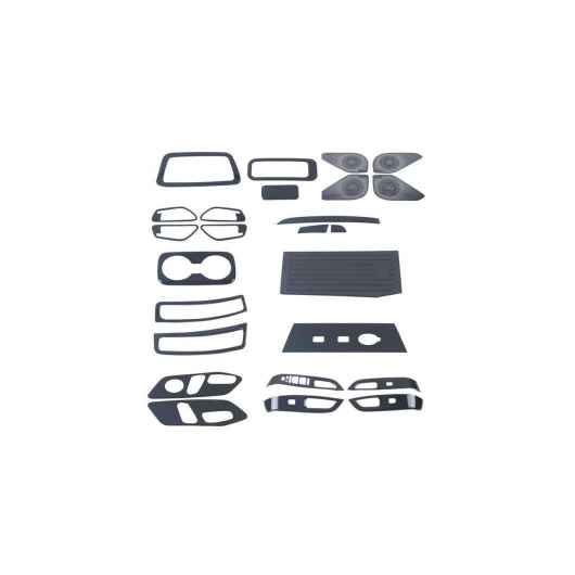 適用: ヒュンダイ/現代/HYUNDAI ツーソン NX4 2021 2022 ブラック インテリア アクセサリー スピーカー ラウド カバー トリム リア ドリンクホルダー エアコン フレーム フル セット SR-AA-3292 Interior parts for cars