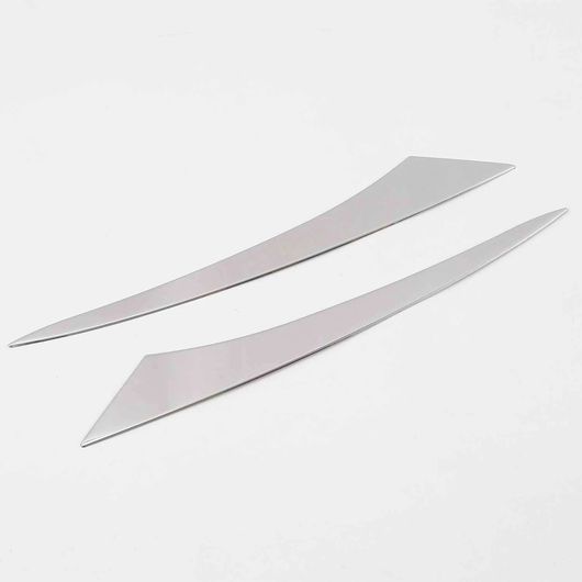 適用: ホンダ アコード 10世代 2017 2018 2019 ステンレス スチール フロント ヘッド ライト アイリッ..