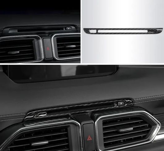適用: マツダ CX-5 CX5 2017-2021 インテリア カーボンファイバー ギア シフト パネル カバー エア エアコン 吹き出し口 ピラー A スピーカー CDパネル左ハンドル用右ハンドル用 SR-AA-3474 Interior parts for cars