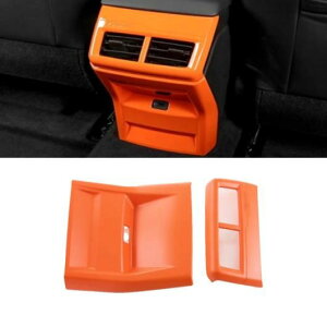 適用: 長安汽車 UNIV UNI-V 2022 2023 2024 オレンジ カラー ウインドウ リフト スイッチ カバー トリム ギア シフト パネル ステッカー インナー アクセサリー リア エアコン カバー SR-AA-3732 Interior parts for cars