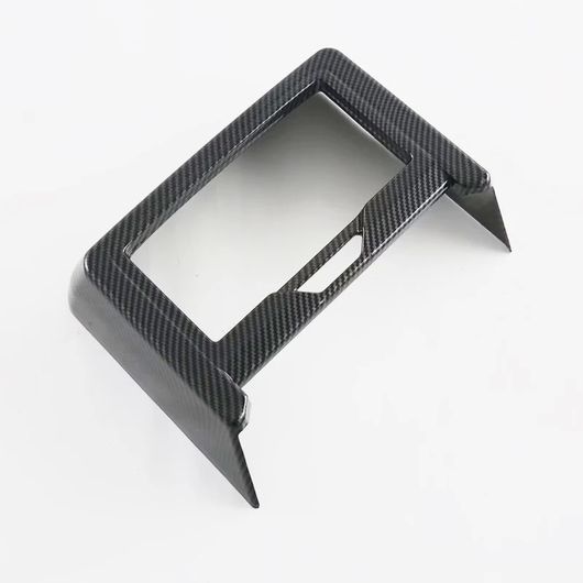 適用: BMW 5シリーズ G60 2024 2025 ABS カーボンファイバー リアシート センター コンソール アームレスト カップホルダー カバー トリム スタイリング SR-AA-3819 Interior parts for cars