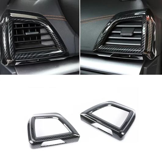 適用: スバル インプレッサ XV 2018-2022 カーボンファイバー アクセサリー ウインドウ リフト ボタン スイッチ カバー ギア シフト パネル ノブ カバー ドア サイド エアコン カバー SR-AA-4156 Interior parts for cars