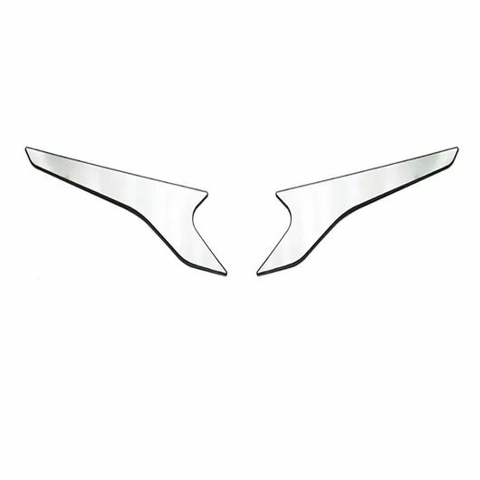 適用: レクサス LBX 2024 2025 ABS クローム フロント ライト アイブロー ヘッドライト ストリップ 装..