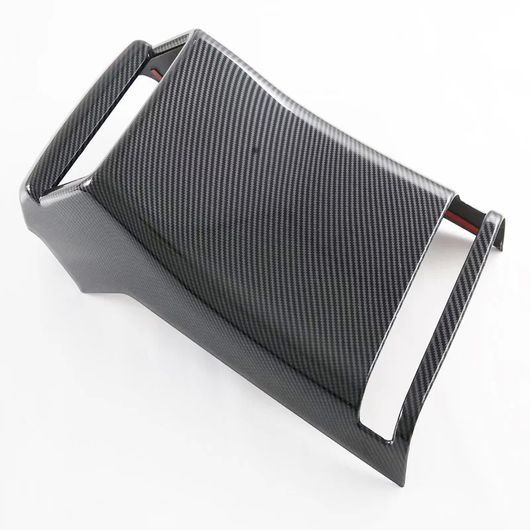 適用: いすゞ MU-X MUX 2022 2023 2024 ABS カーボンファイバー リアシート エア アームレスト ボックス コンディション 吹き出し口 カバー トリム SR-AA-4643 Interior parts for cars