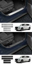 適用: マツダ CX-60 CX60 CX 60 2022-2024 ステンレス スチール サイド ドア シル プロテクター ペダル カバー トリム スカッフ プレート インナー シルバー・インナー ブラック SR-AA-4719 Interior parts for cars(2)